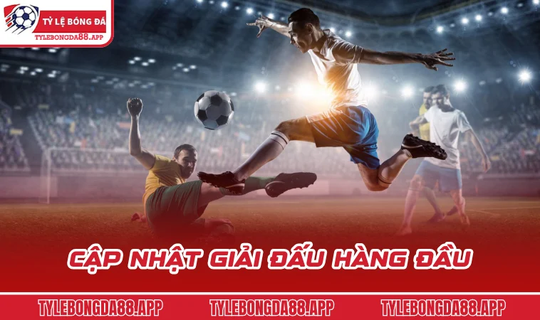 Cập nhật giải đấu hàng đầu