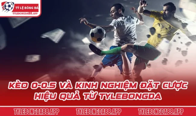 Kèo 0-0.5 Và Kinh Nghiệm Đặt Cược Hiệu Quả Từ Tylebongda